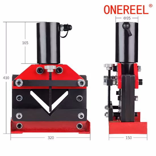Hydraulische Schneidemaschine zum Biegen von Cu/Al-Sammelschienen